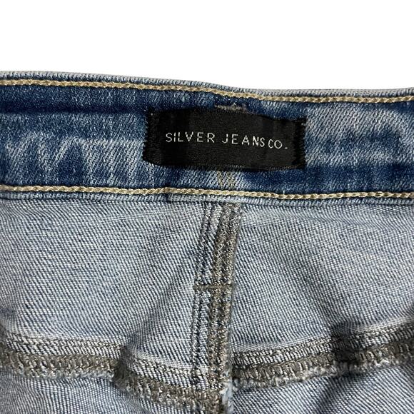 Silver Jeans Womens Jeans Size 33 Most Wanted Stright Mid Rise Light Wash Denim - Picture 7 of 12